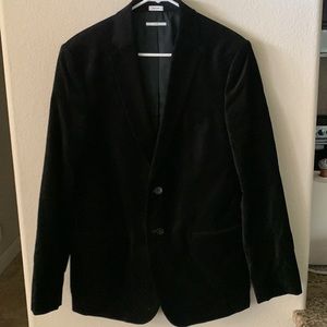 Calvin Klein Velvet Suit Jacket
